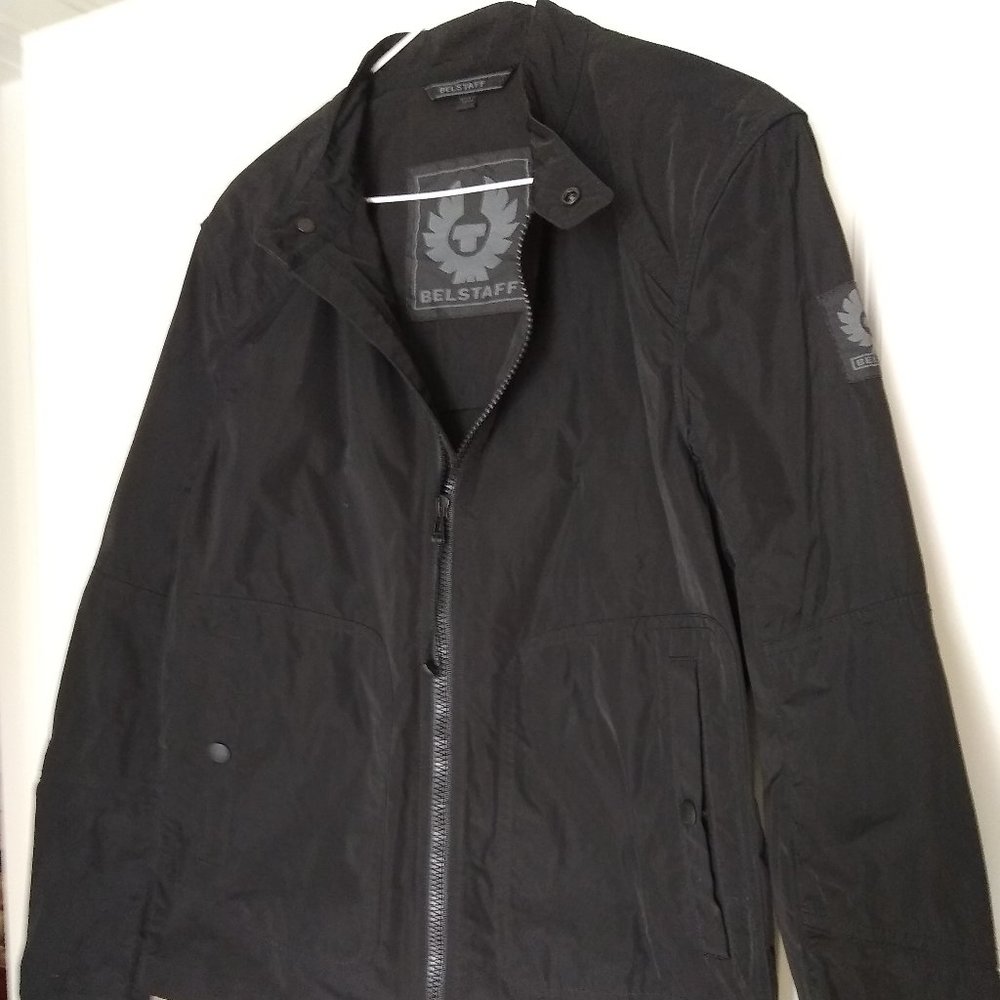 Belstaff Black Windbreaker Jacket